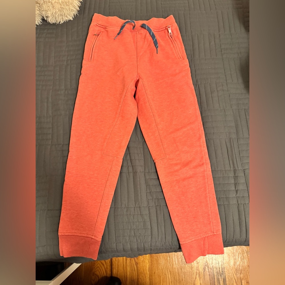 Crewcuts Vibrant Coral Kids Joggers Size 10